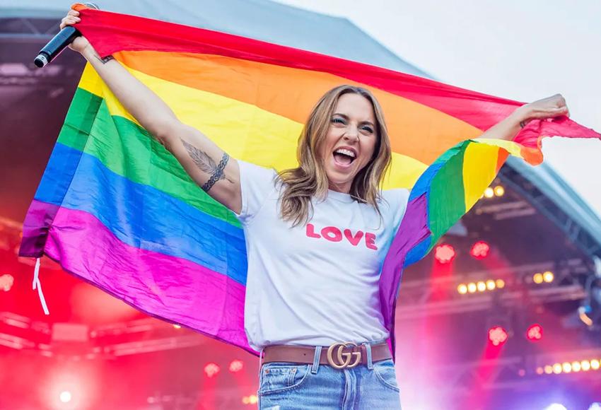 Melanie Chisholm (Mel C) at Closing Party Pride in Amsterdam, on the last day of Gay Pride 2018  — Photo courtesy of DPPA / AP