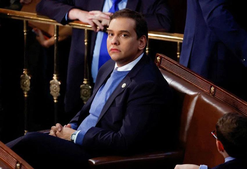 U.S. Rep. George Santos in Congress — Photo by Jonathan Ernst / Reuters