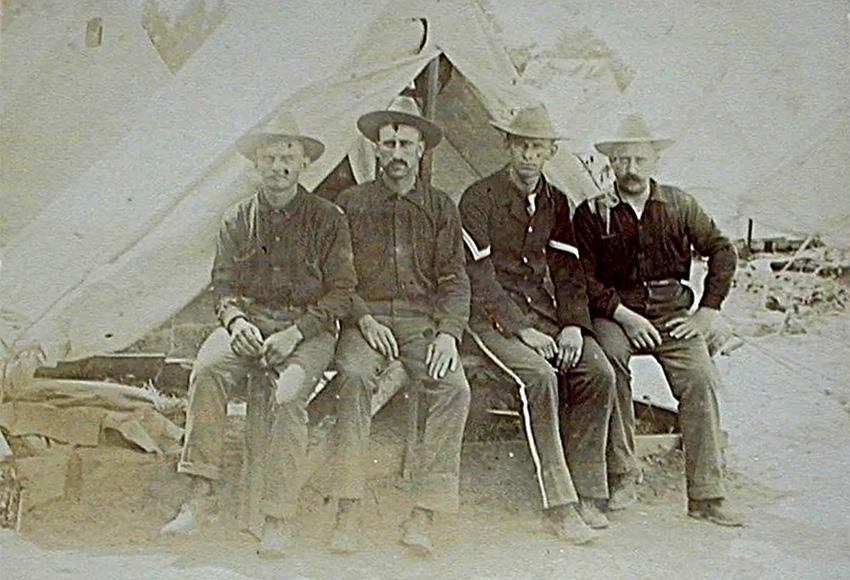 Spanish American War. Star Photo, St. Louis, ca 1898, 1898. — Image courtesy of Books on the West