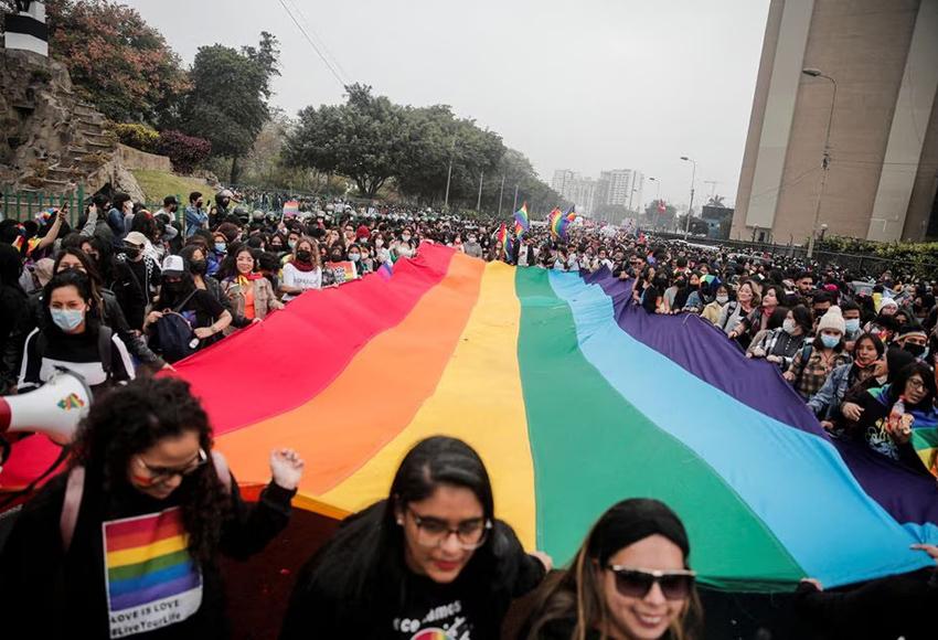 2022 Pride parade in Lima, Peru — Photo by Sebastian Castaneda / Reuters