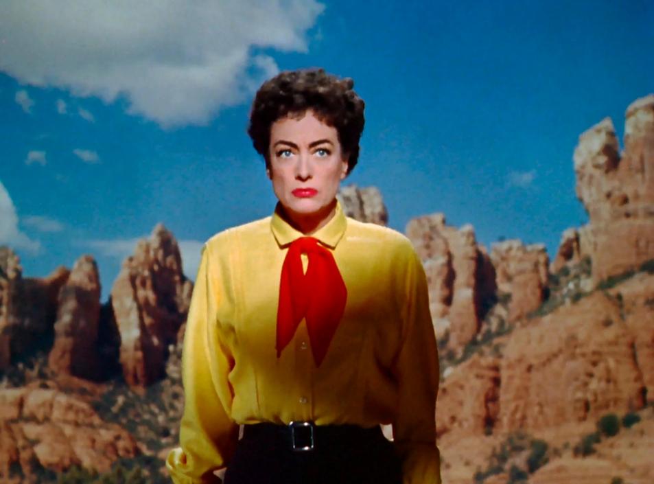 Joan Crawford in Johnny Guitar<br>Photo by Turner Classic Movies