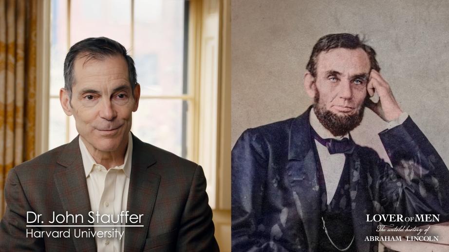 Dr. John Stauffer of Harvard examines the life of Abraham Lincoln Photo Courtesy of Lover of Men