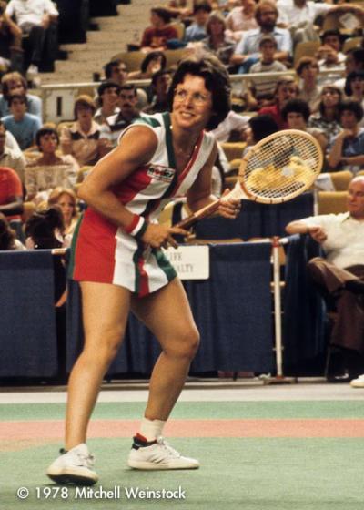 Billie Jean King. (Photo: Mitchell Weinstock)