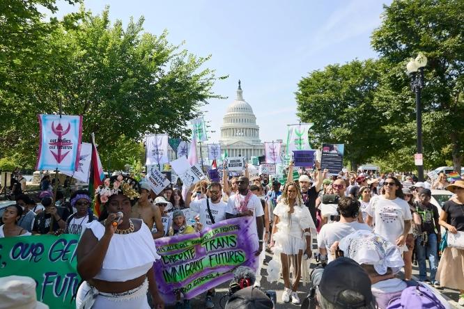 Gender Liberation March Sept. 14, 2024<br>Photo by Cole Witter