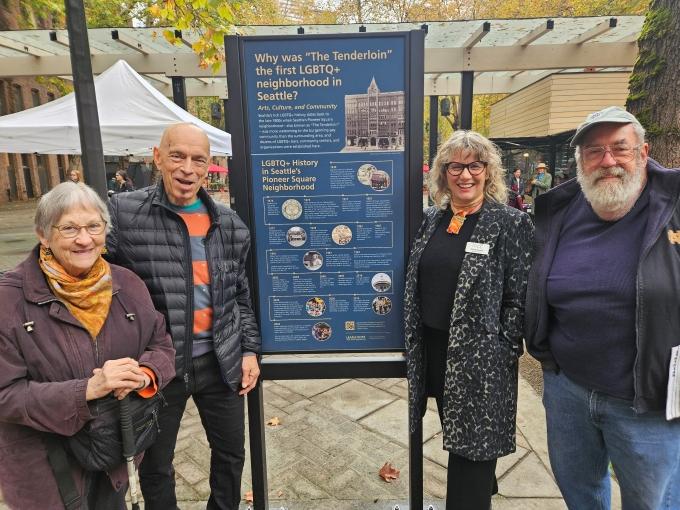 (L to R) Ann Manly, David Neth, Patti Hearn, and Tom Hubbard<br>Photos By Renee Raketty