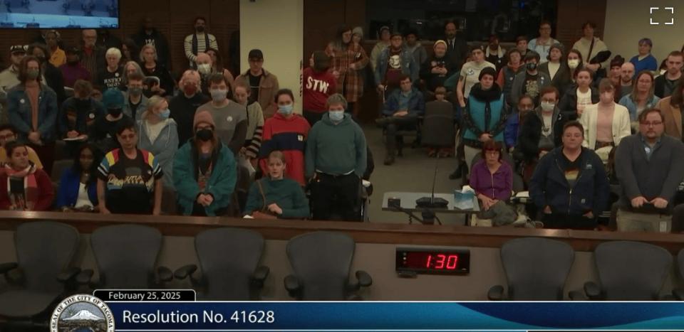 The amount of people who showed up to support Res. 41628 at the Feb. 25 Tacoma city council meeting.