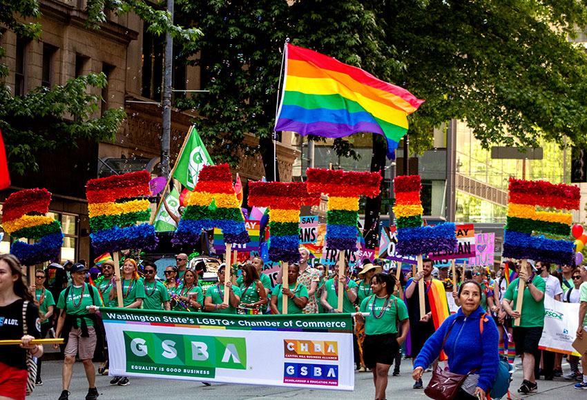 Seattle's Pro Sports Teams Celebrate & Support Seattle Pride