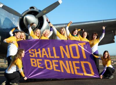 Highlight skydiving team brings allyship to new heights with celebration for Megan Rapinoe