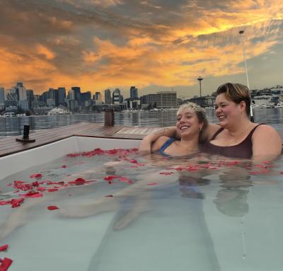 Hot Tub Boats Seattle provides steamy privacy for LGBTQ+ couples on Valentine's Day 